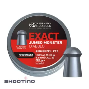 ساچمه سرگنبدی JSB کالیبر 5.5 (25.39 گرین) (JSB EXACT JMBO MONSTER DIABOLO)