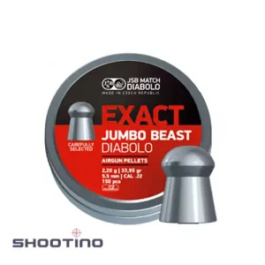 ساچمه سرگنبدی JSB کالیبر 5.5 (33.95 گرین) ( JSB EXACT JMBO BEAST DIABOLO)
